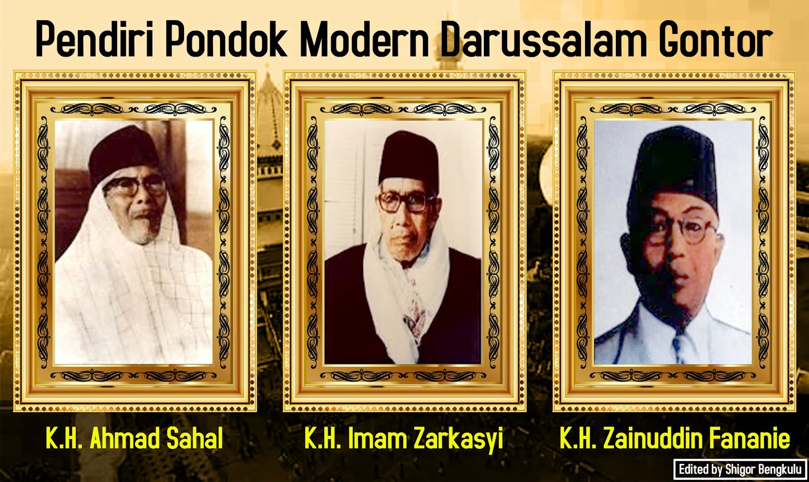 Pendiri pondok pesantren Gontor