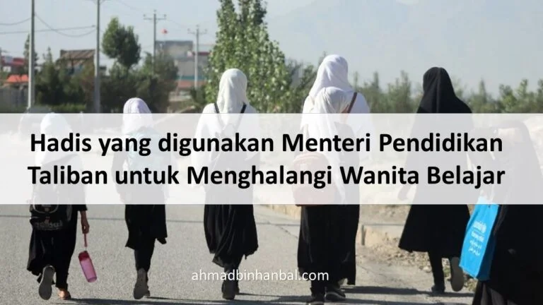 Hadis larangan wanita belajar menulis