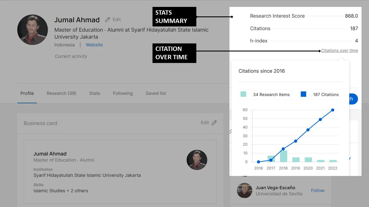 profile ResearchGate